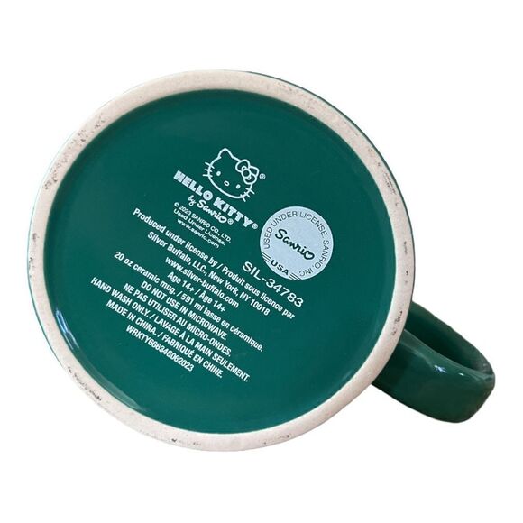 NEW!! Hello Kitty Sea Green Halloween Jack’ O Lantern Mug - Picture 5 of 5